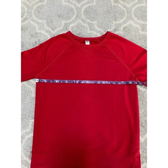 Old Navy Red Raglan Sweatshirt Medium - Picture 4 of 6